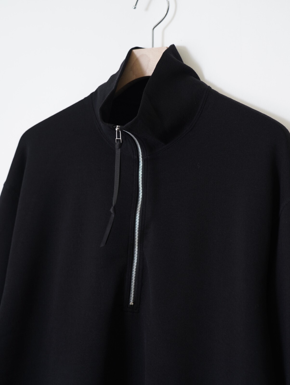 プロダクトトゥエルブ メンズ スーパー140s メリノウールハーフジップ 画像7