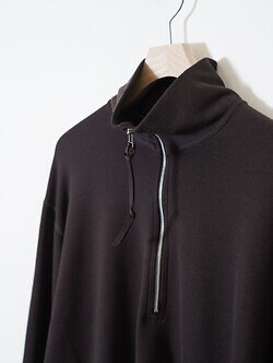 プロダクトトゥエルブ メンズ スーパー140s メリノウールハーフジップ 画像15