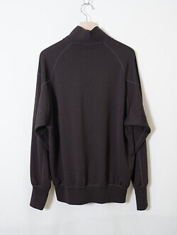 プロダクトトゥエルブ メンズ スーパー140s メリノウールハーフジップ 画像14