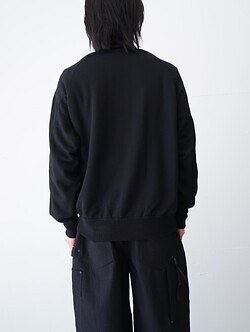 プロダクトトゥエルブ メンズ スーパー140s メリノウールハーフジップ 画像4