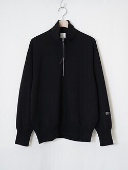 プロダクトトゥエルブ メンズ スーパー140s メリノウールハーフジップ 画像5