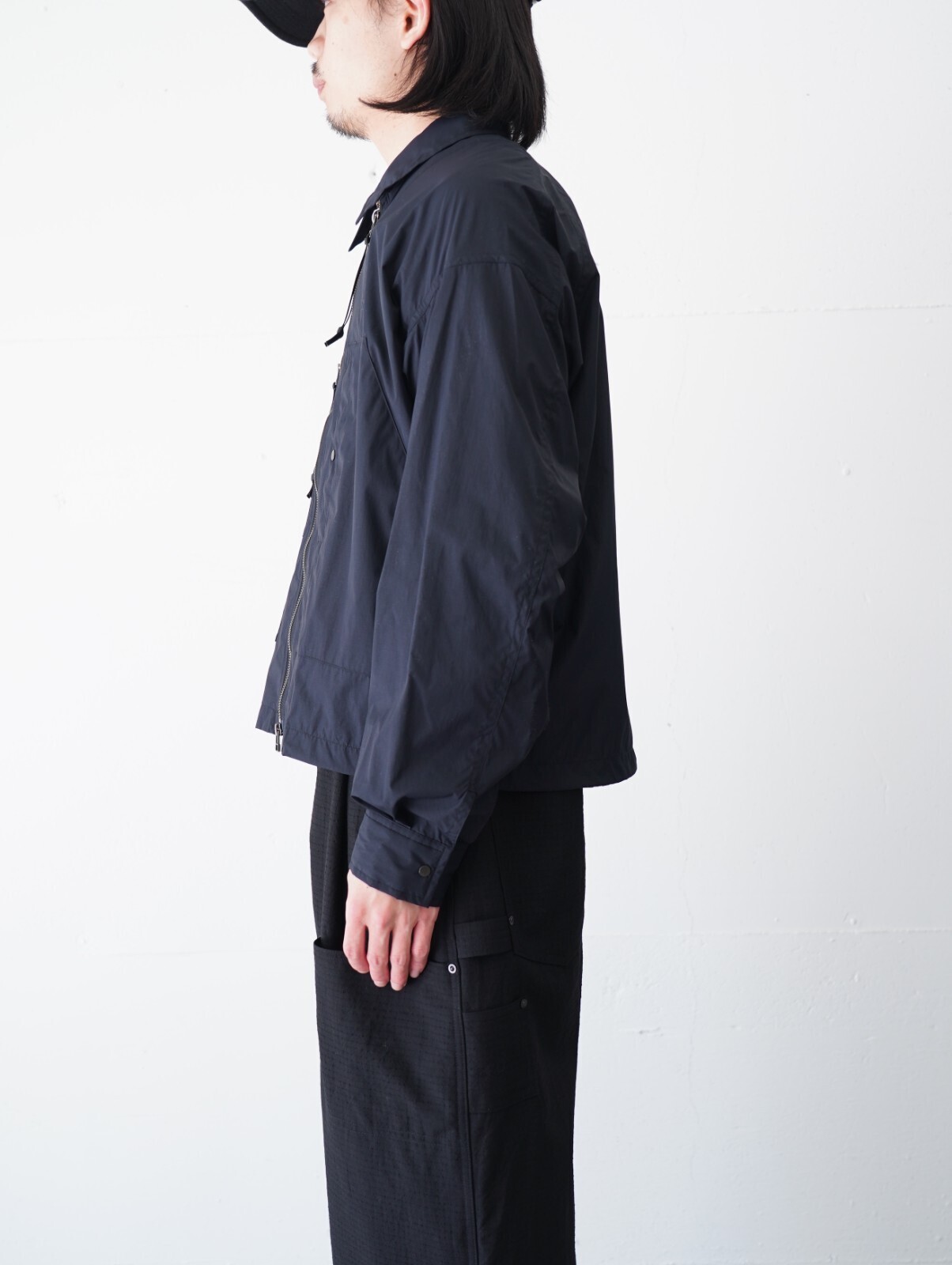 プロダクトトゥエルブ メンズ ジップアップユーティリティシャツ 画像3