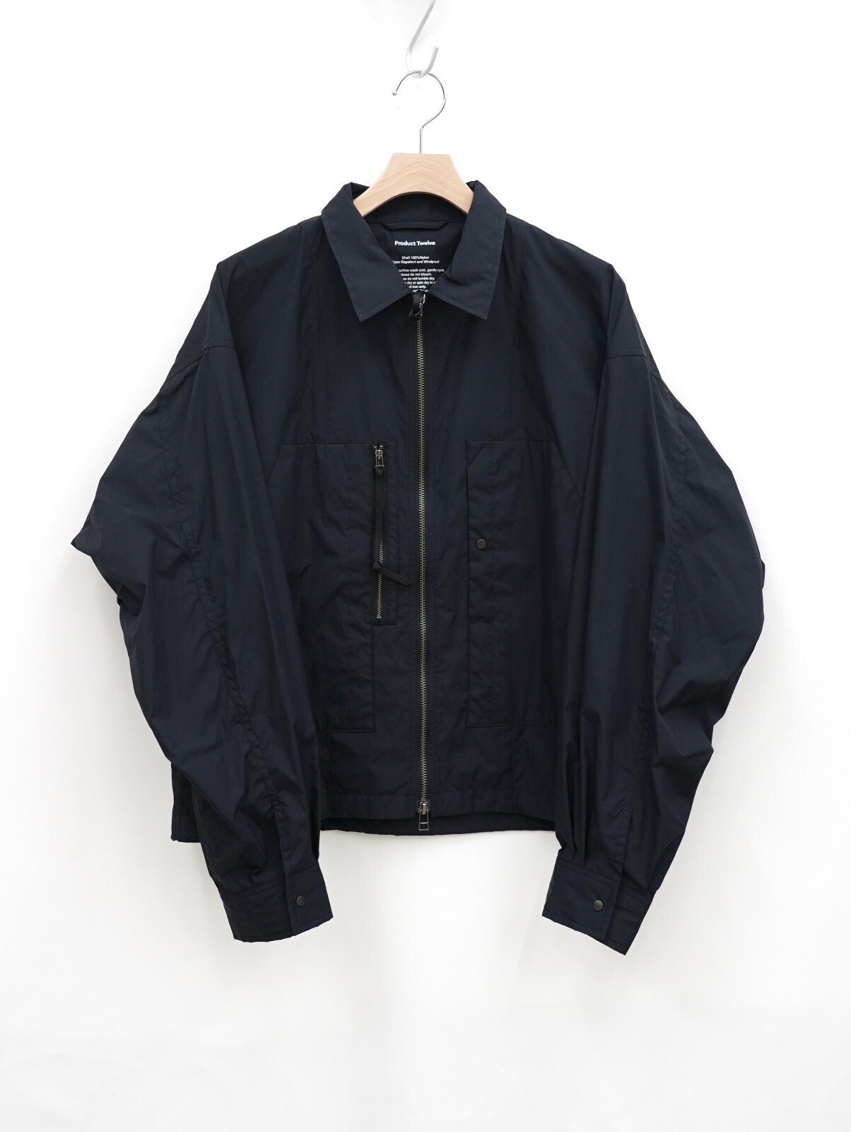 プロダクトトゥエルブ メンズ ジップアップユーティリティシャツ 画像5