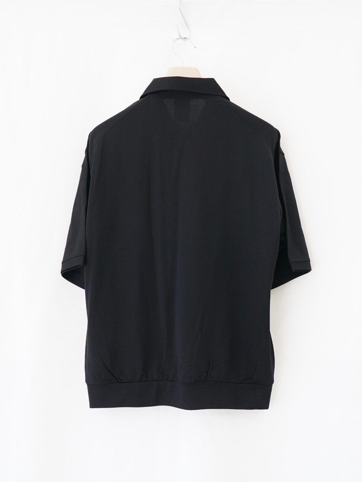 プロダクトトゥエルブ メンズ スーパー140s メリノウールショートスリーブハーフジップ 画像12