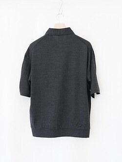 プロダクトトゥエルブ メンズ スーパー140s メリノウールショートスリーブハーフジップ 画像6