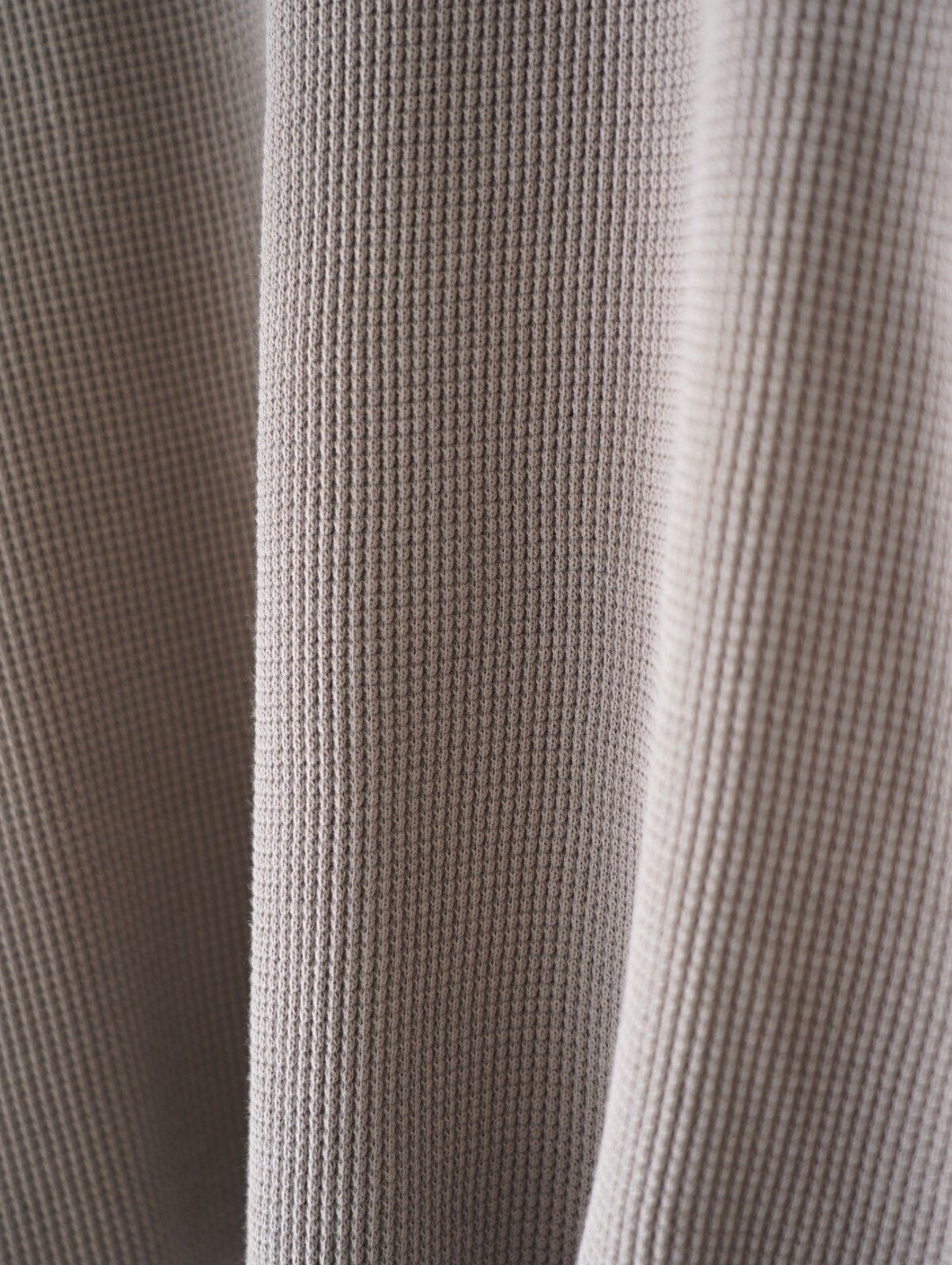 ワンダールーム・エッセ レディース & メンズ ワッフル ロングTシャツ 画像10