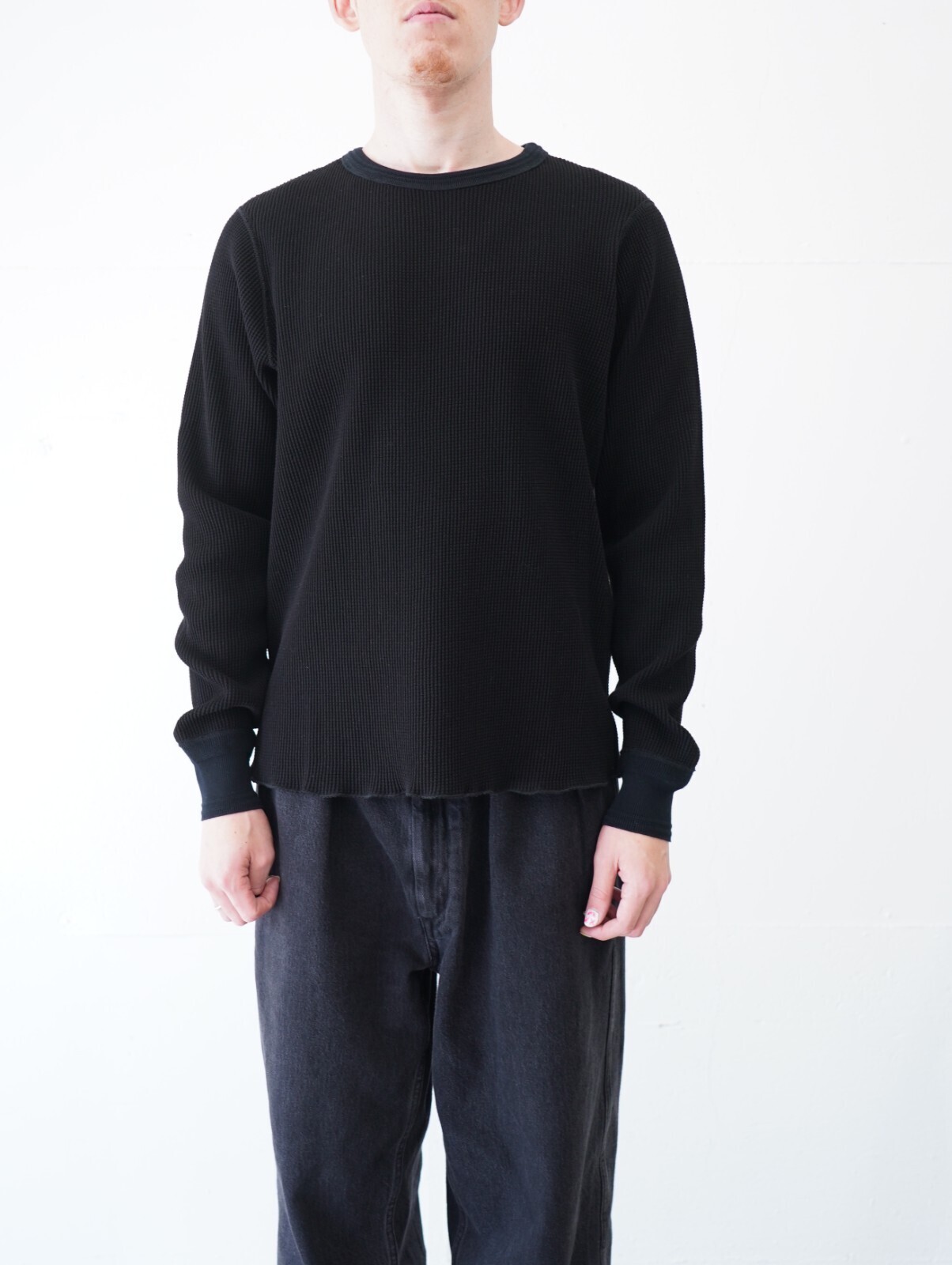 ワンダールーム・エッセ レディース & メンズ ワッフル ロングTシャツ 画像18