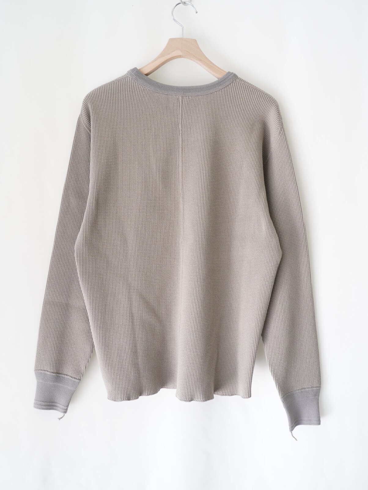 ワンダールーム・エッセ レディース & メンズ ワッフル ロングTシャツ 画像7