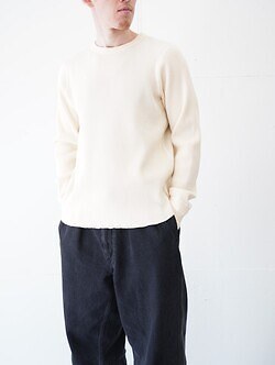 ワンダールーム・エッセ レディース & メンズ ワッフル ロングTシャツ 画像4