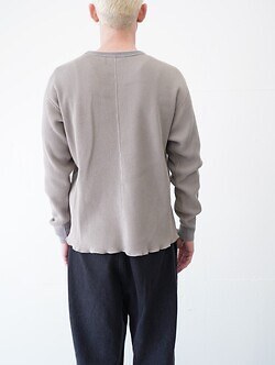 ワンダールーム・エッセ レディース & メンズ ワッフル ロングTシャツ 画像12