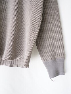 ワンダールーム・エッセ レディース & メンズ ワッフル ロングTシャツ 画像9