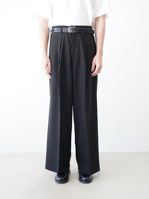 TUCK-BAGGY TYPE 3 - Tencel Canvas FAB -｜saby MENS