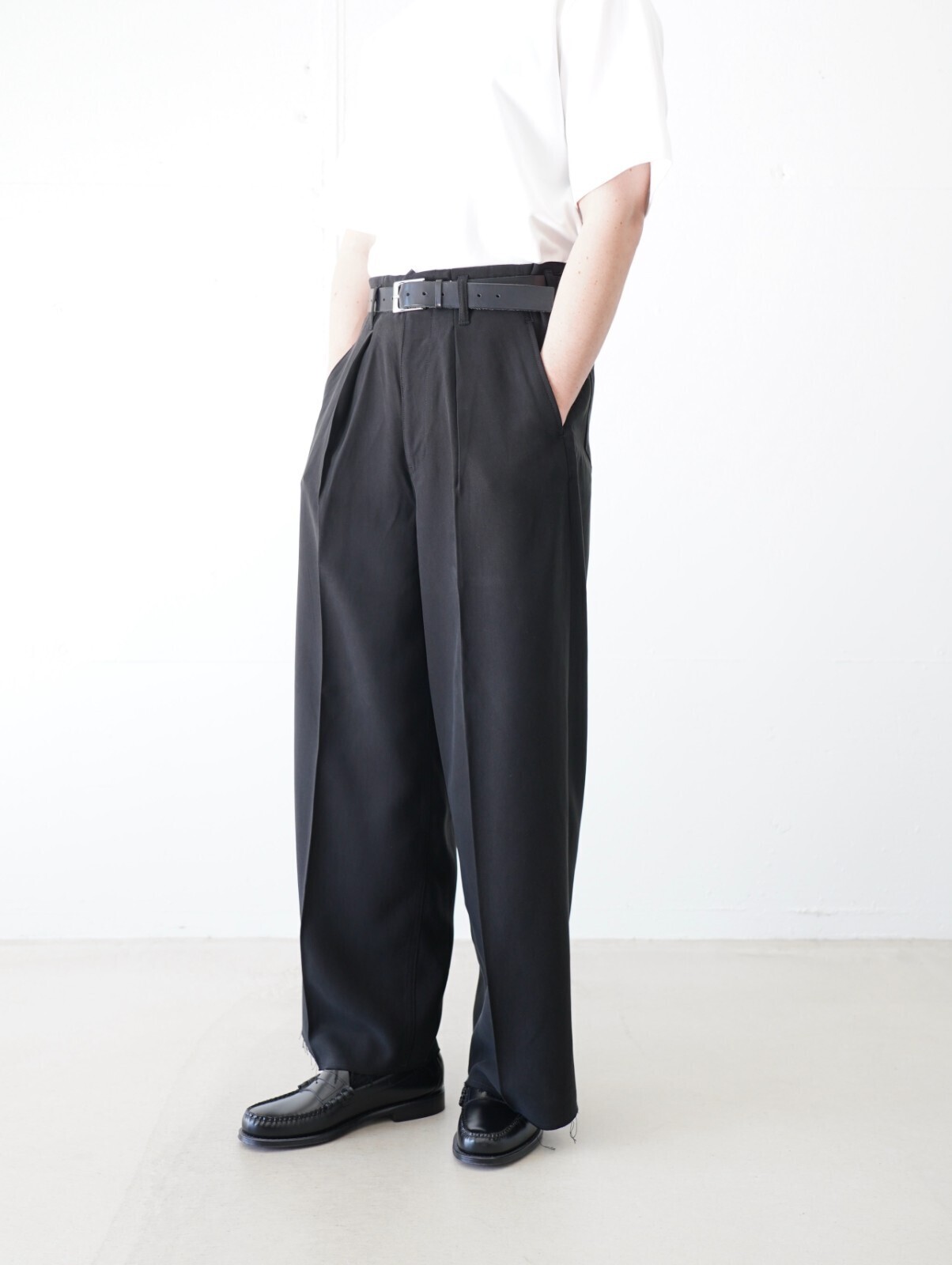 saby MENS TUCK-BAGGY TYPE 3 - Tencel Canvas FAB - IMAGE12