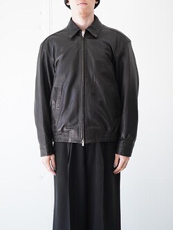 セブンバイセブン メンズ レザージップアップブルゾン -シープシュリンクレザー- 画像2