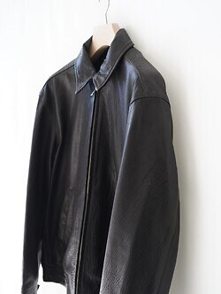 セブンバイセブン メンズ レザージップアップブルゾン -シープシュリンクレザー- 画像9