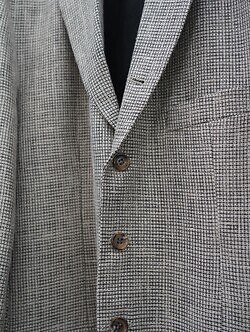 SEVEN BY SEVEN 男裝 5B LOOSE TAILORED JACKET ‐Heather Linen/Nylon*Wool crepe‐ 圖片9