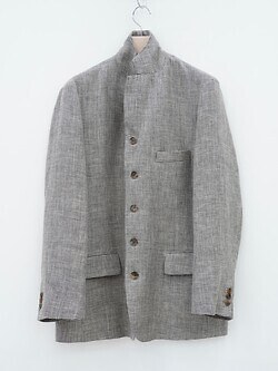 SEVEN BY SEVEN 男裝 5B LOOSE TAILORED JACKET ‐Heather Linen/Nylon*Wool crepe‐ 圖片7