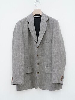 SEVEN BY SEVEN 男裝 5B LOOSE TAILORED JACKET ‐Heather Linen/Nylon*Wool crepe‐ 圖片6