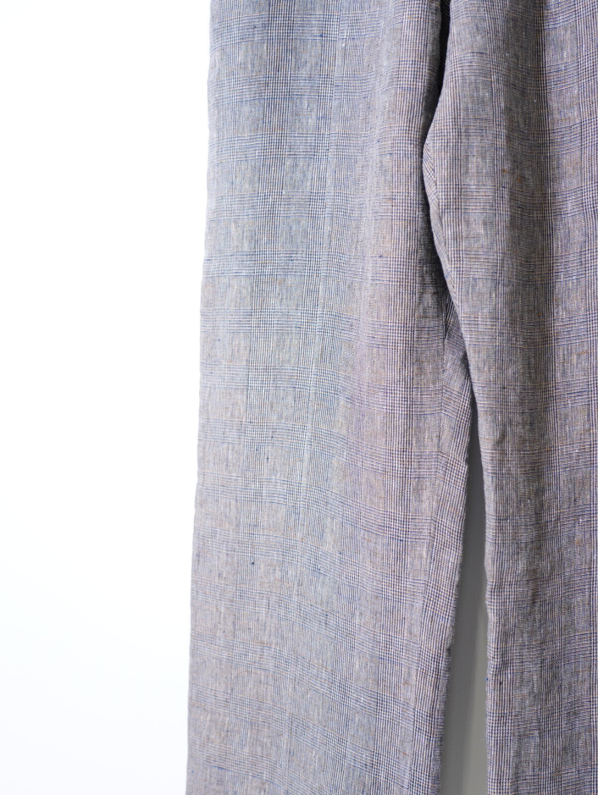 SEVEN BY SEVEN 男裝 SWITCHING EASY TROUSERS ‐Glen check Linen‐ 圖片5