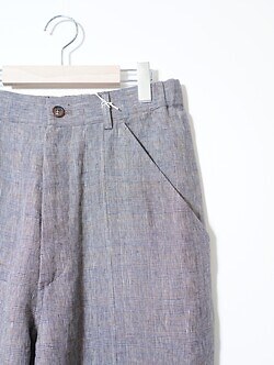 SEVEN BY SEVEN 男裝 SWITCHING EASY TROUSERS ‐Glen check Linen‐ 圖片4