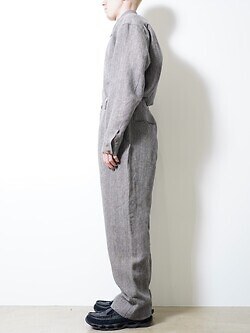 SEVEN BY SEVEN 男裝 SWITCHING EASY TROUSERS ‐Glen check Linen‐ 圖片8
