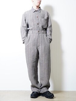 SEVEN BY SEVEN 男裝 SWITCHING EASY TROUSERS ‐Glen check Linen‐ 圖片7