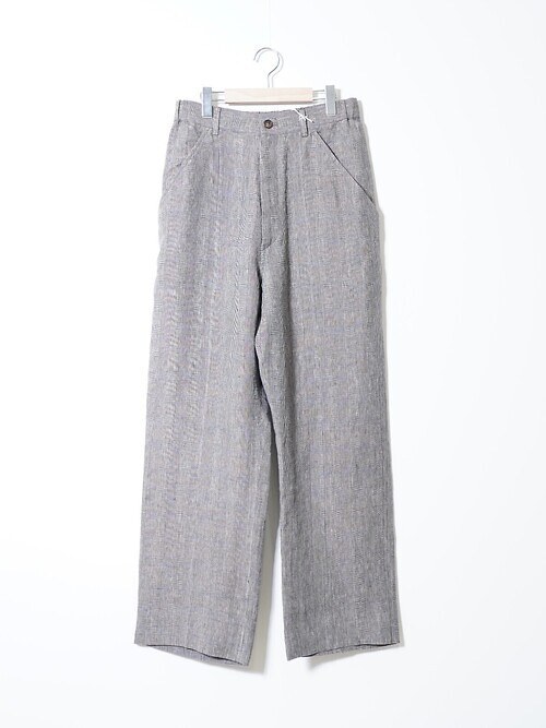 SWITCHING EASY TROUSERS ‐Glen check Linen‐｜SEVEN BY SEVEN 男裝