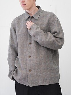 SEVEN BY SEVEN 男裝 SHIRTS JACKET ‐Glen check Linen‐ 圖片3