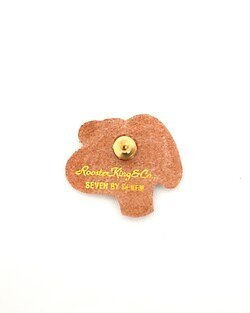 セブンバイセブン レディース & メンズ レザーカービングピンズ -Sn**py- 画像4