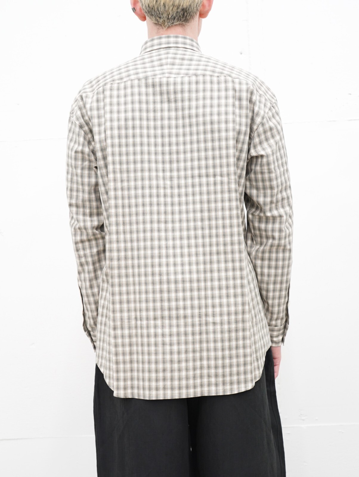 FUJI MENS COTTON CHECK SHIRT IMAGE4