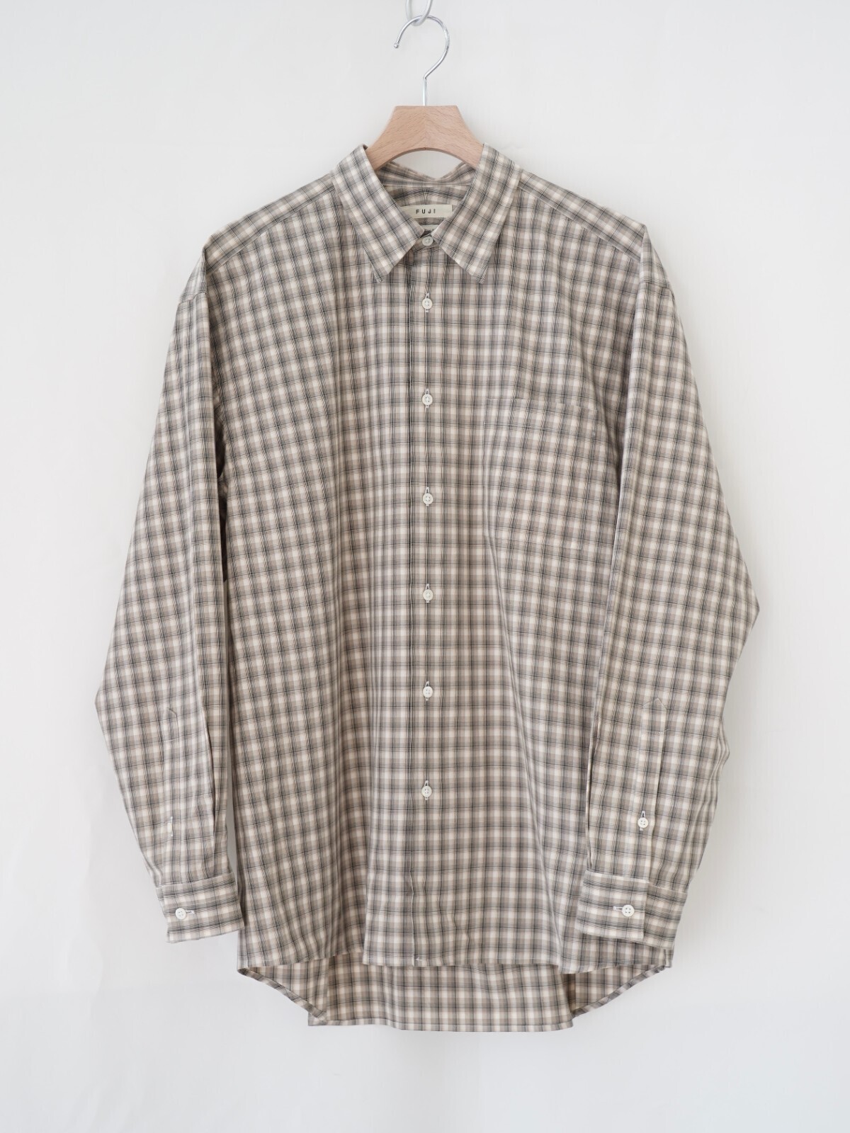 FUJI MENS COTTON CHECK SHIRT IMAGE5