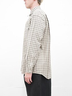 FUJI MENS COTTON CHECK SHIRT IMAGE3