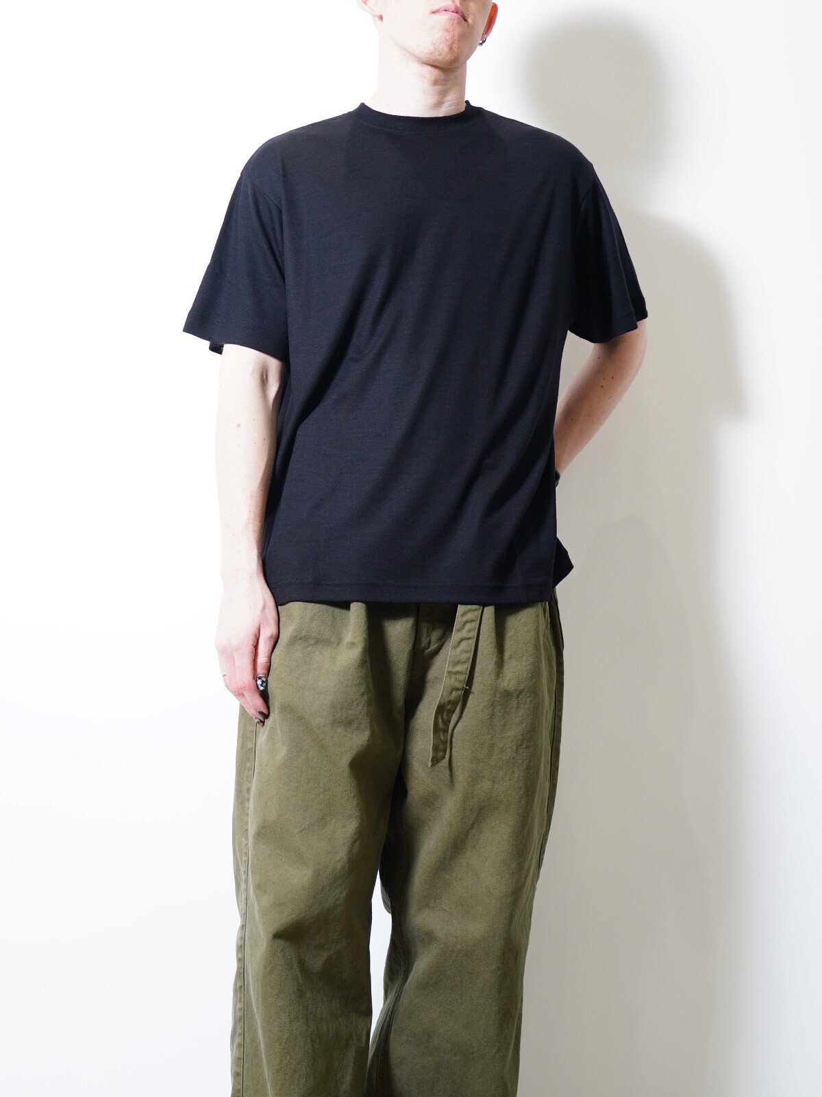 FUJI MENS WOOL S/S T-SHIRT IMAGE28