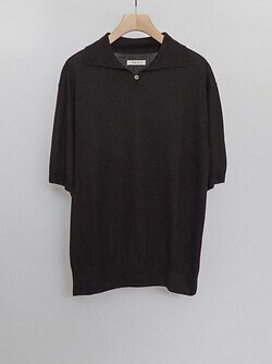 FUJI 남성 SILK CASHMERE S/S SKIPPER POLO 이미지11