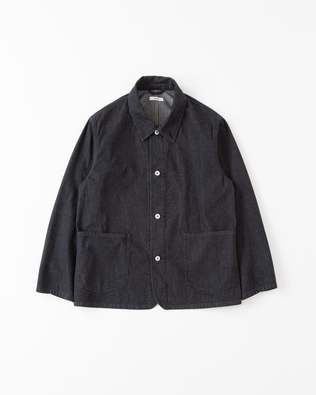 saby MENS WORKERS JACKET TYPE TWO POCKET - 11oz Uneven yarn Denim - IMAGE1