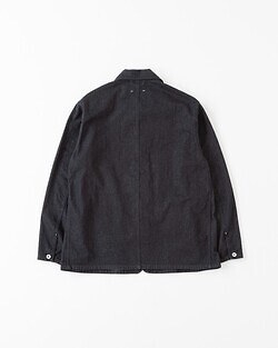 saby MENS WORKERS JACKET TYPE TWO POCKET - 11oz Uneven yarn Denim - IMAGE2