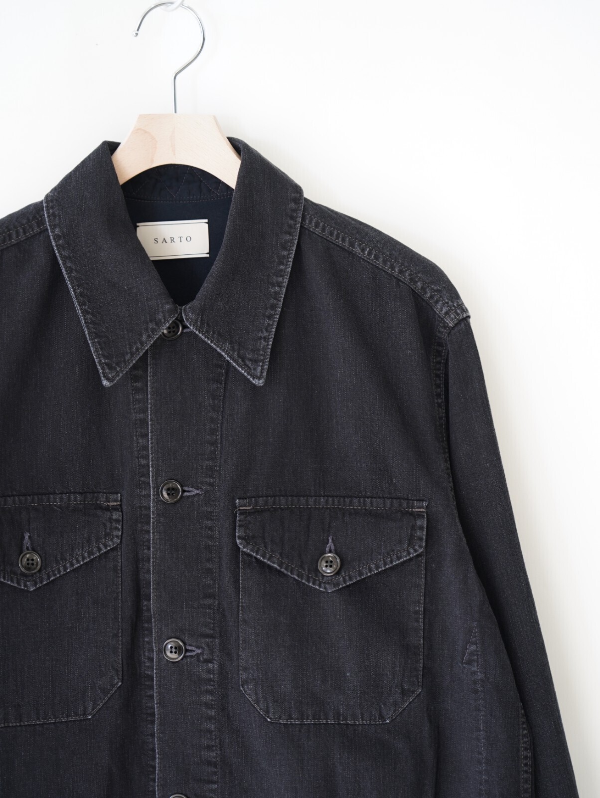 サルト メンズ ライトデニムトラッカージャケット 画像22