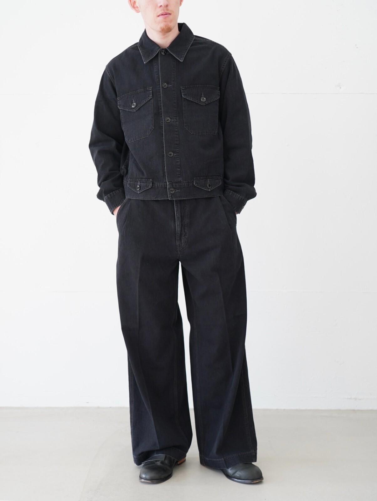 サルト メンズ ライトデニムトラッカージャケット 画像19