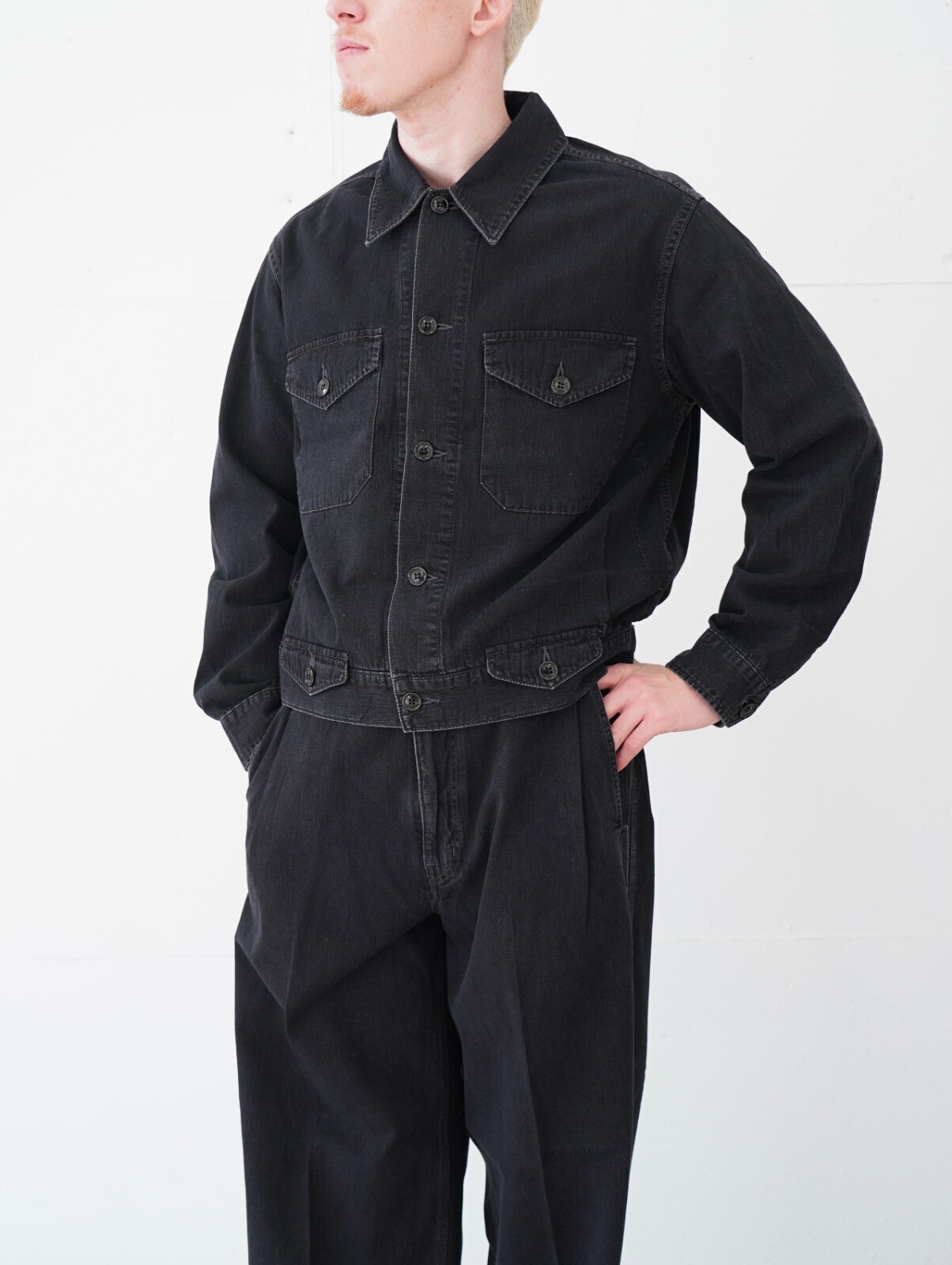 サルト メンズ ライトデニムトラッカージャケット 画像15