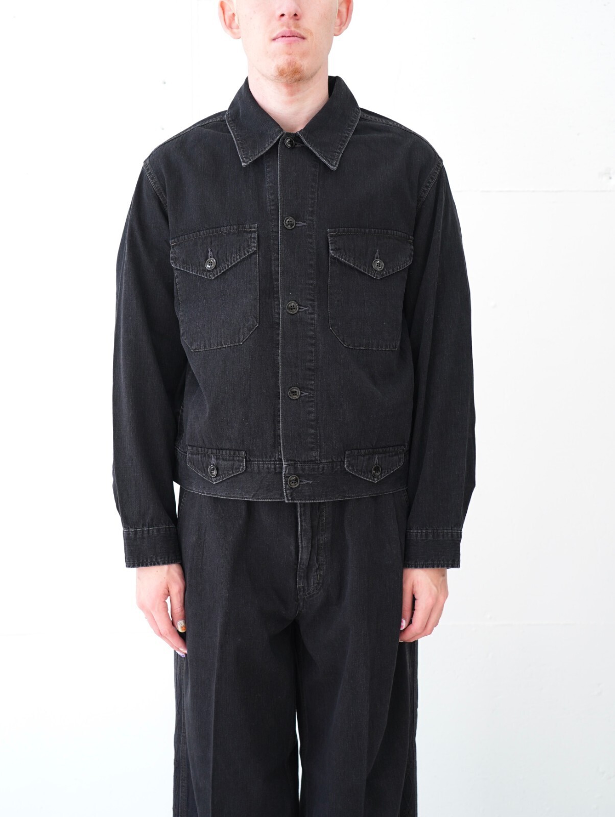 サルト メンズ ライトデニムトラッカージャケット 画像16