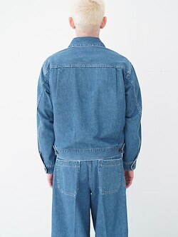 サルト メンズ ライトデニムトラッカージャケット 画像5