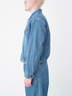 サルト メンズ ライトデニムトラッカージャケット 画像4