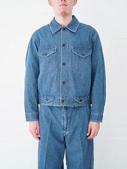 サルト メンズ ライトデニムトラッカージャケット 画像3