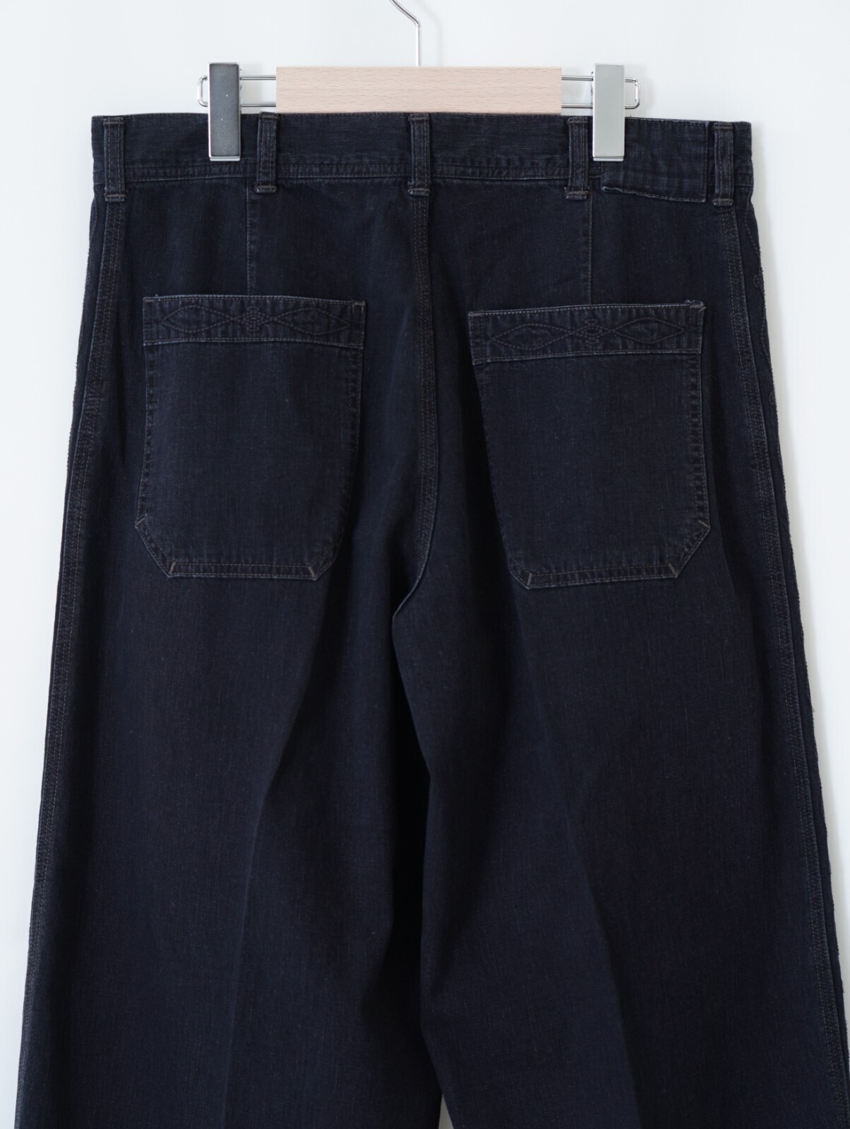 サルト メンズ ライトデニムエンブロイダリーワイドパンツ 画像22