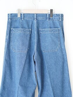 サルト メンズ ライトデニムエンブロイダリーワイドパンツ 画像10