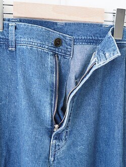 サルト メンズ ライトデニムエンブロイダリーワイドパンツ 画像12