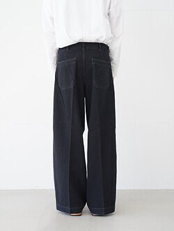 サルト メンズ ライトデニムエンブロイダリーワイドパンツ 画像16