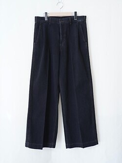 サルト メンズ ライトデニムエンブロイダリーワイドパンツ 画像19