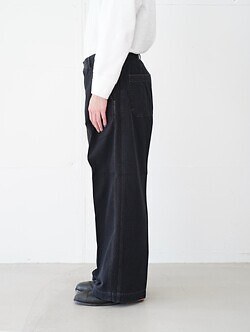 サルト メンズ ライトデニムエンブロイダリーワイドパンツ 画像15