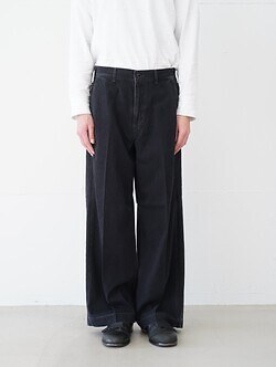 サルト メンズ ライトデニムエンブロイダリーワイドパンツ 画像14